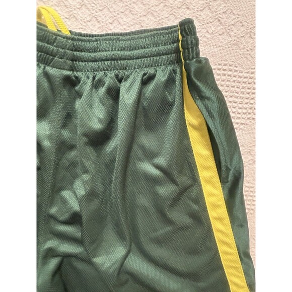 NCAA Oregon Ducks Nike Dri Fit Green Basketball Shorts Size L Drawstring Pockets - Picture 10 of 13